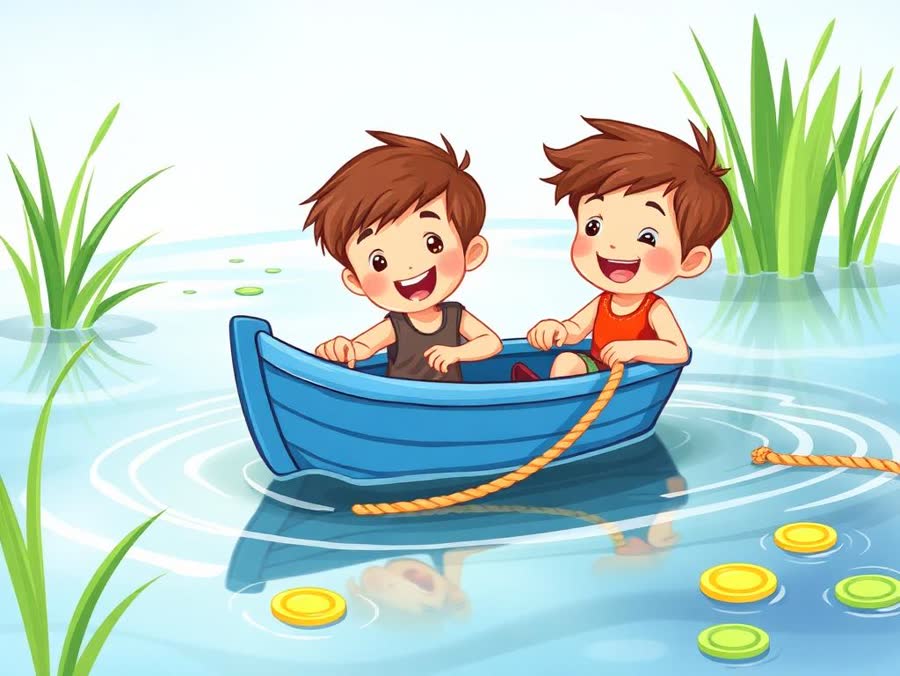 The Boy and the Blue Boat