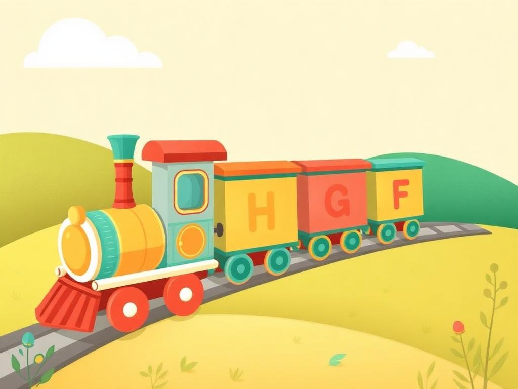 Phonics Train game illustration